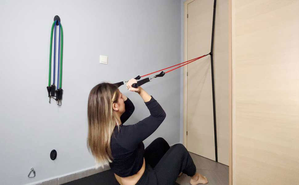 wall anchor for resistance bands