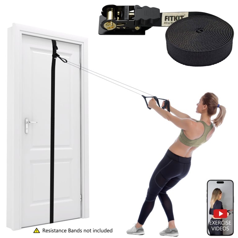 BESPORTBLE 2-Pack Heavy Duty Door Anchor Straps For Resistance Bands & Fitness Equipment - View #4